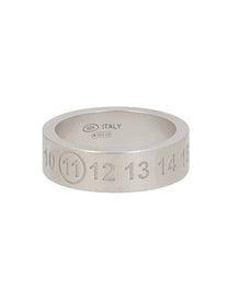 Maison Margiela Men's Numeric Ring Grey