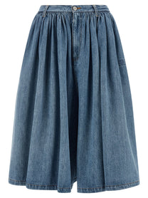 MM6 Maison Margiela Numeric Signature MM6 Bermuda Shorts Blue