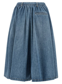 MM6 Maison Margiela Numeric Signature MM6 Bermuda Shorts Blue