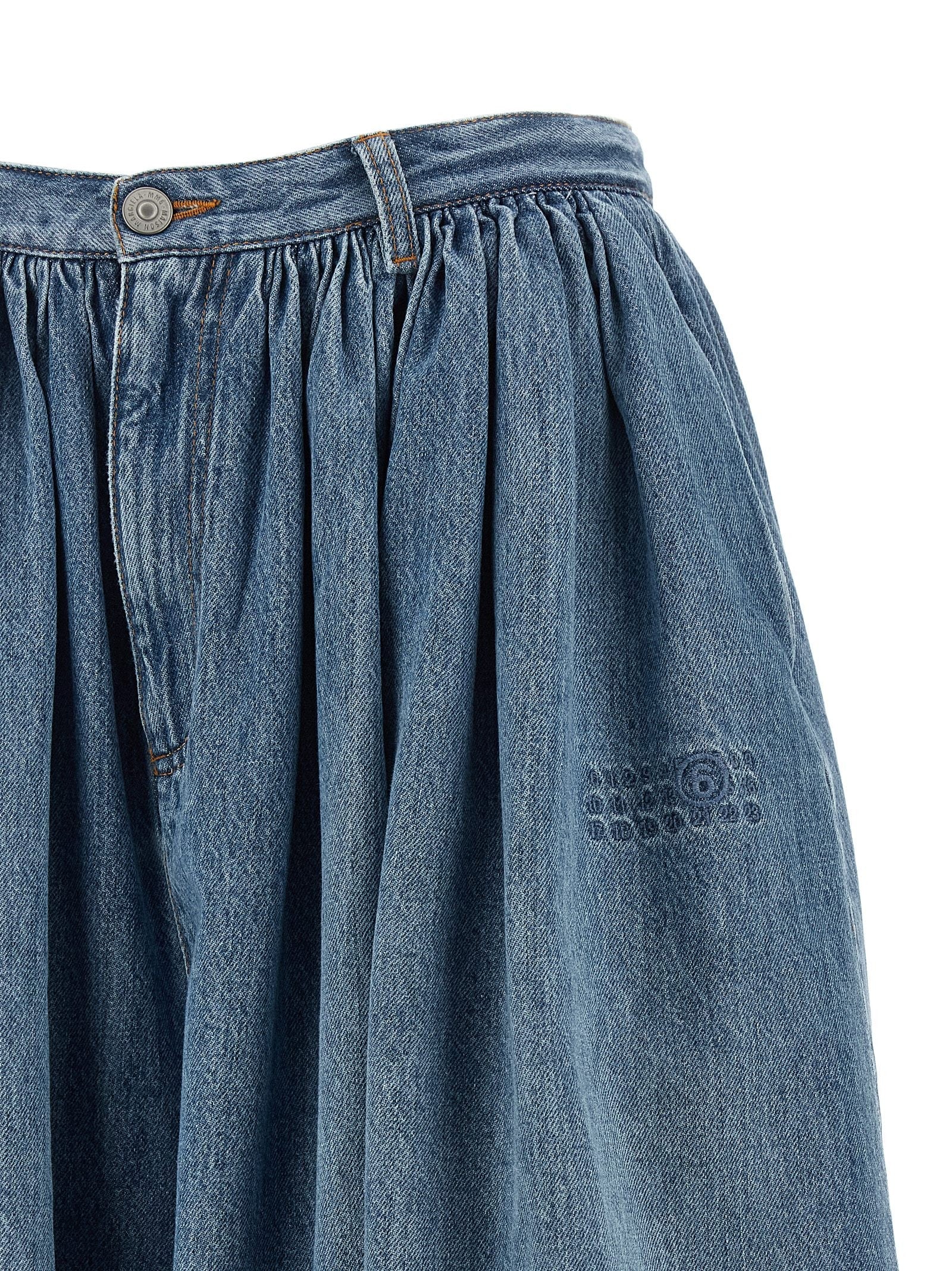 MM6 Maison Margiela Numeric Signature MM6 Bermuda Shorts Blue