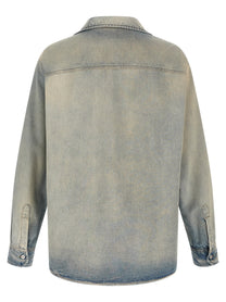 MM6 Maison Margiela Numeric Signature MM6 Denim Shirt Blue, view 2
