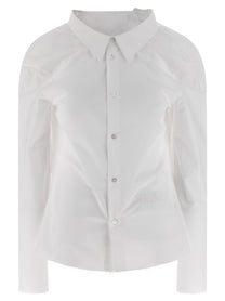 MM6 Maison Margiela Numeric Signature MM6 Embroidered Shirt White