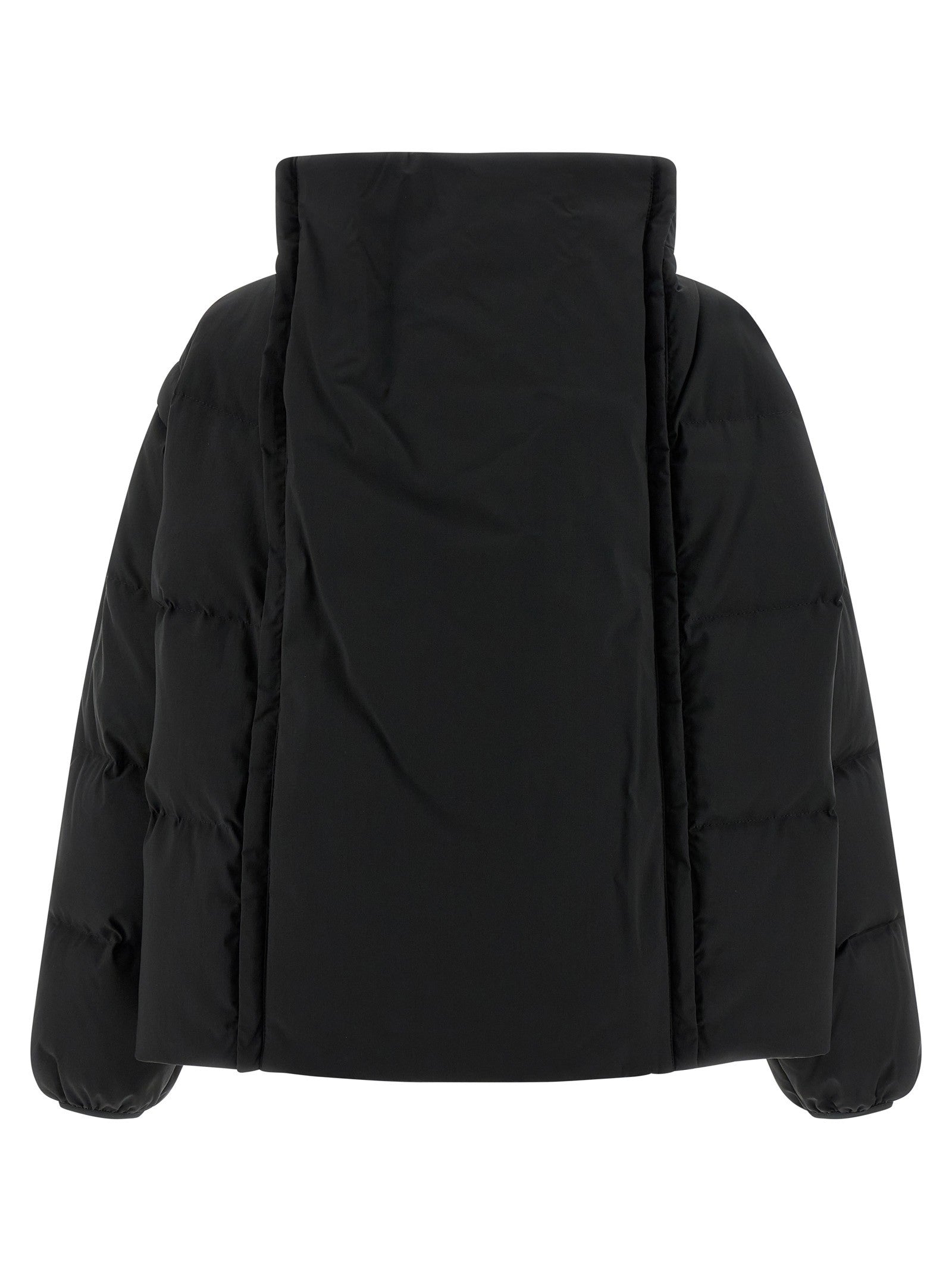 MM6 Maison Margiela Numeric Signature MM6 Embroidery Down Jacket Black