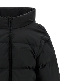 MM6 Maison Margiela Numeric Signature MM6 Embroidery Down Jacket Black