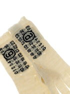 MM6 Maison Margiela Numeric Signature MM6 Gloves White, view 3