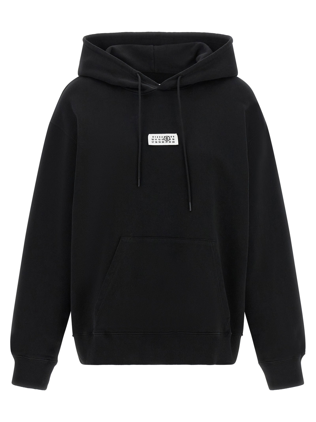 MM6 Maison Margiela Numeric Signature MM6 Hoodie Black