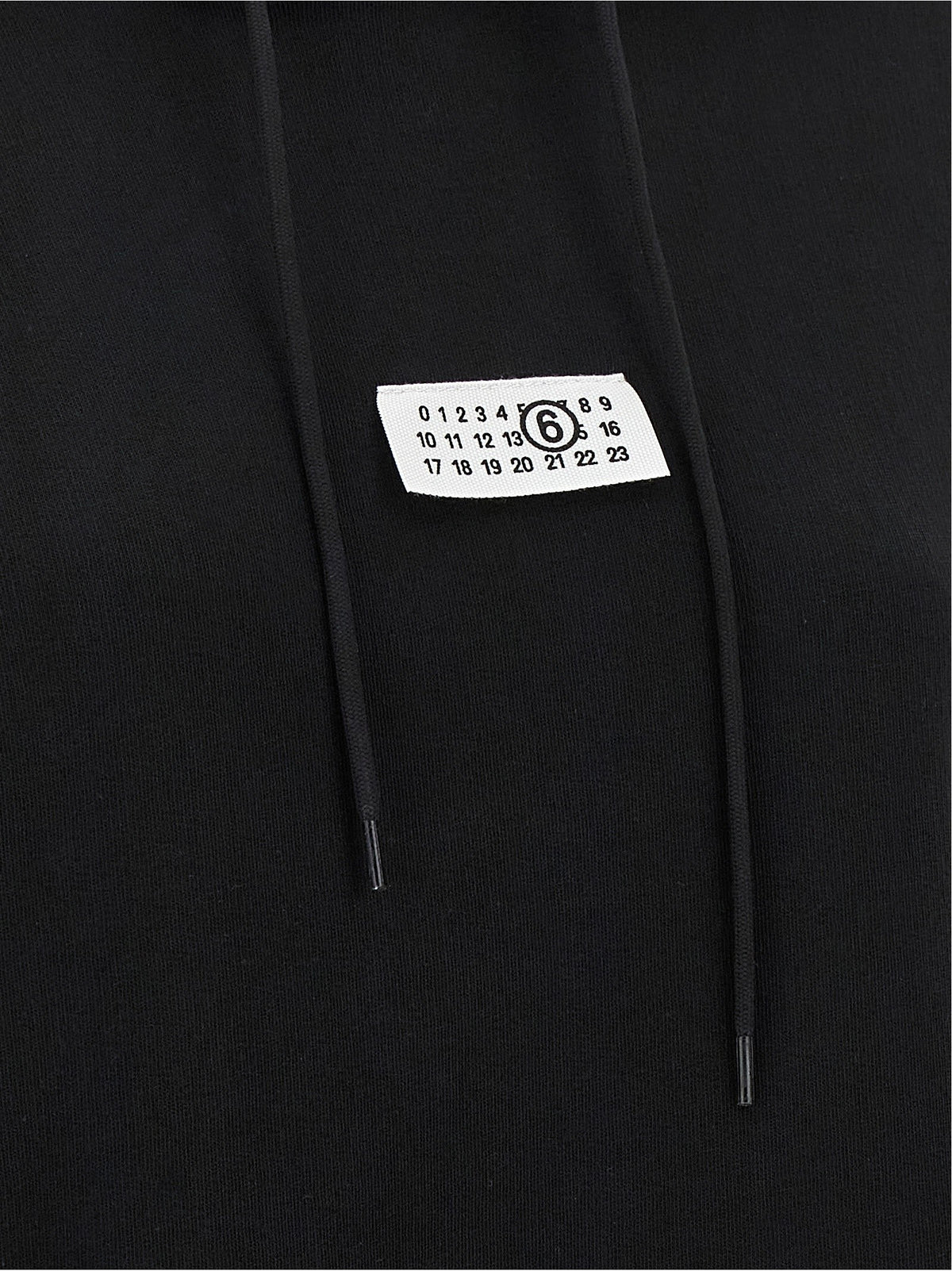 MM6 Maison Margiela Numeric Signature MM6 Hoodie Black