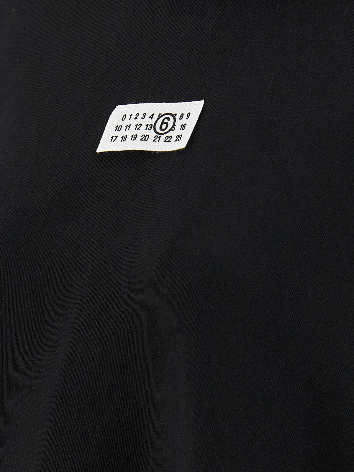 MM6 Maison Margiela Numeric Signature MM6 Hoodie Black, view 4