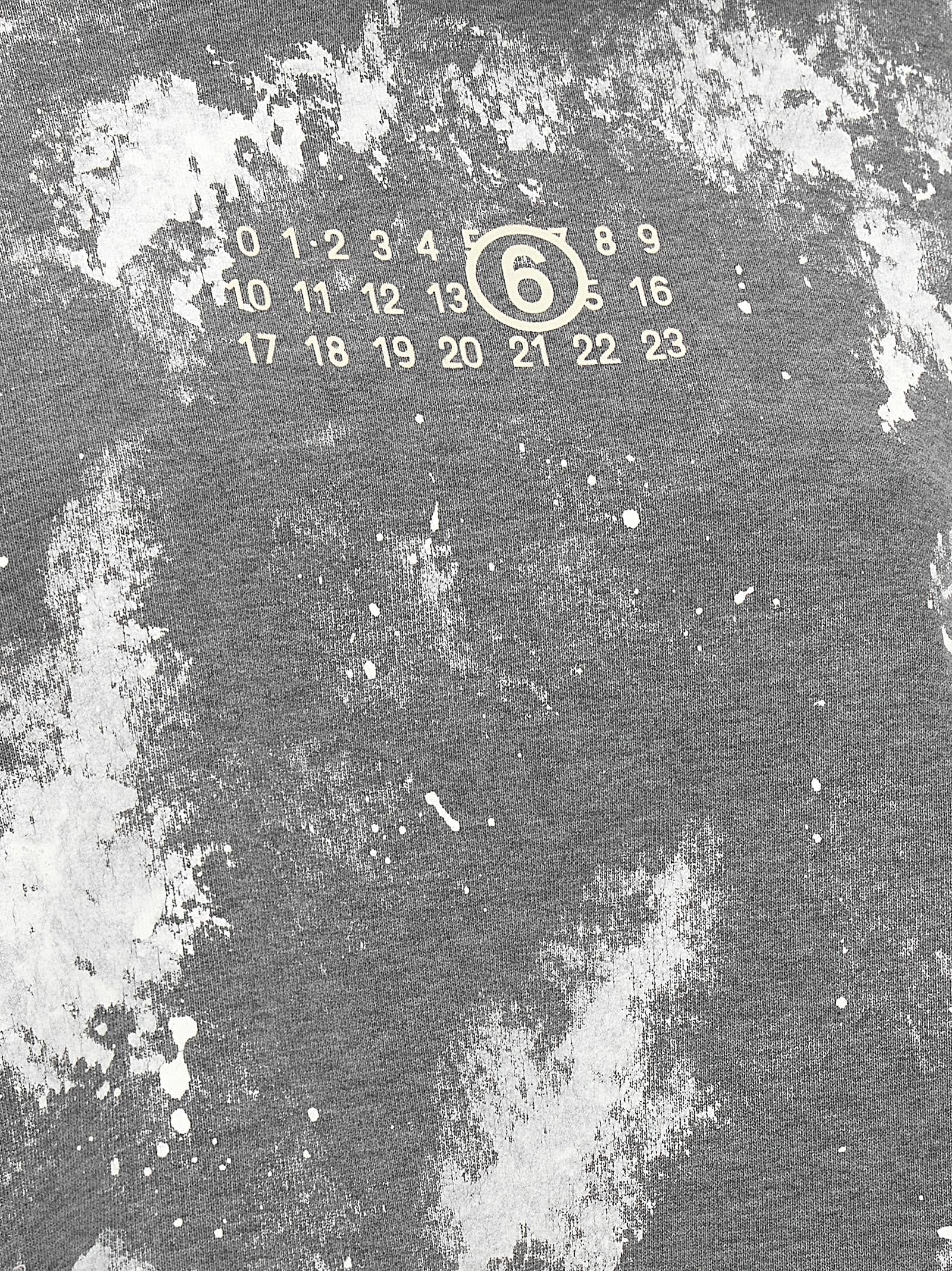 MM6 Maison Margiela Numeric Signature MM6 Hoodie Grey