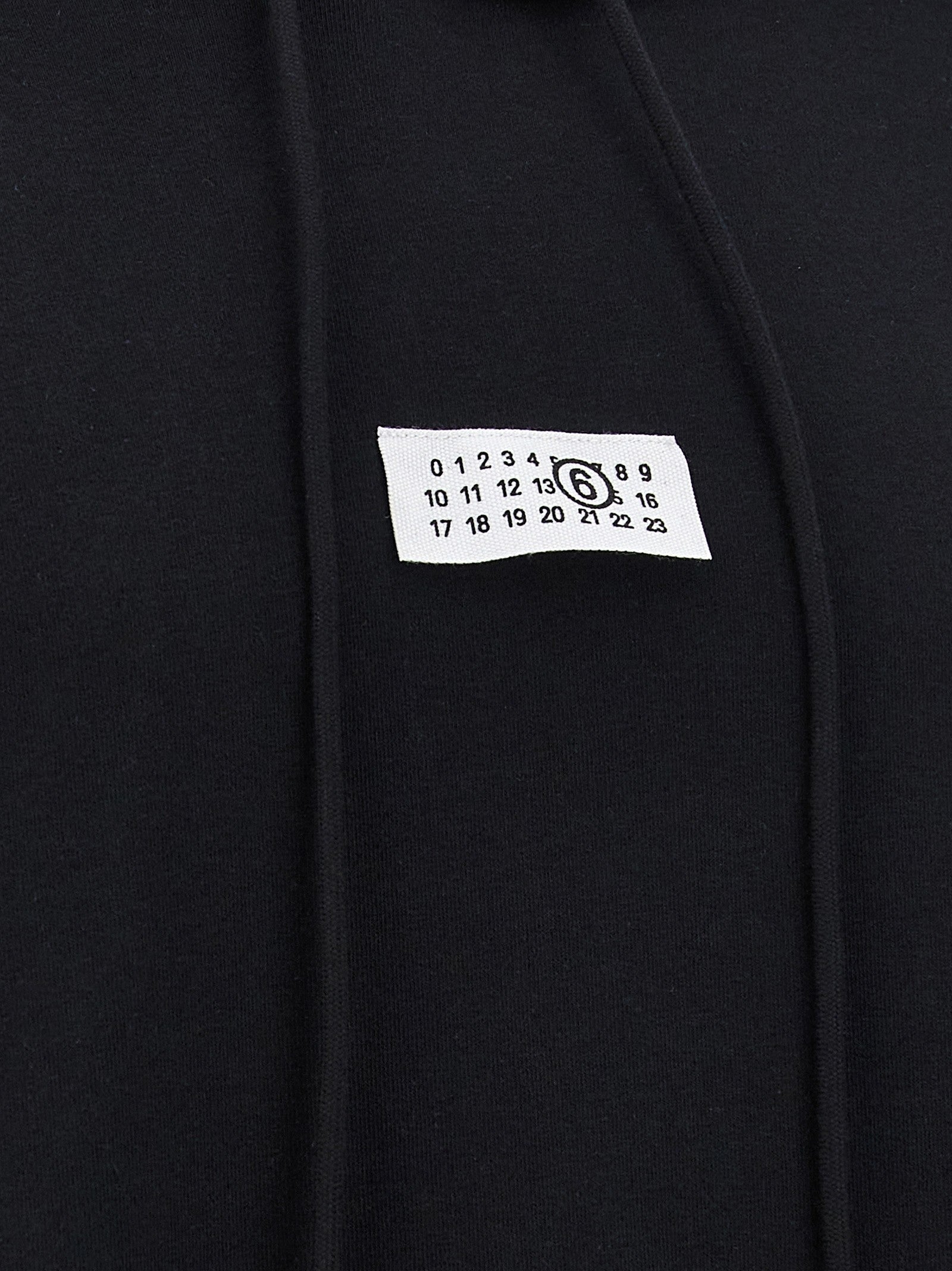MM6 Maison Margiela Numeric Signature MM6 Hoodie Black
