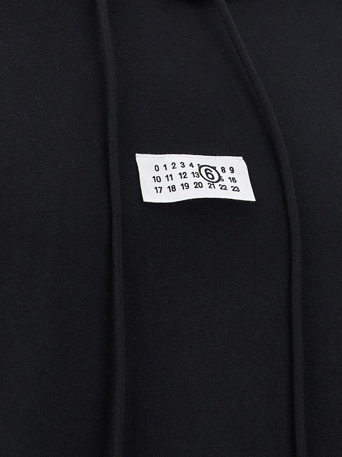 MM6 Maison Margiela Numeric Signature MM6 Hoodie Black, view 4