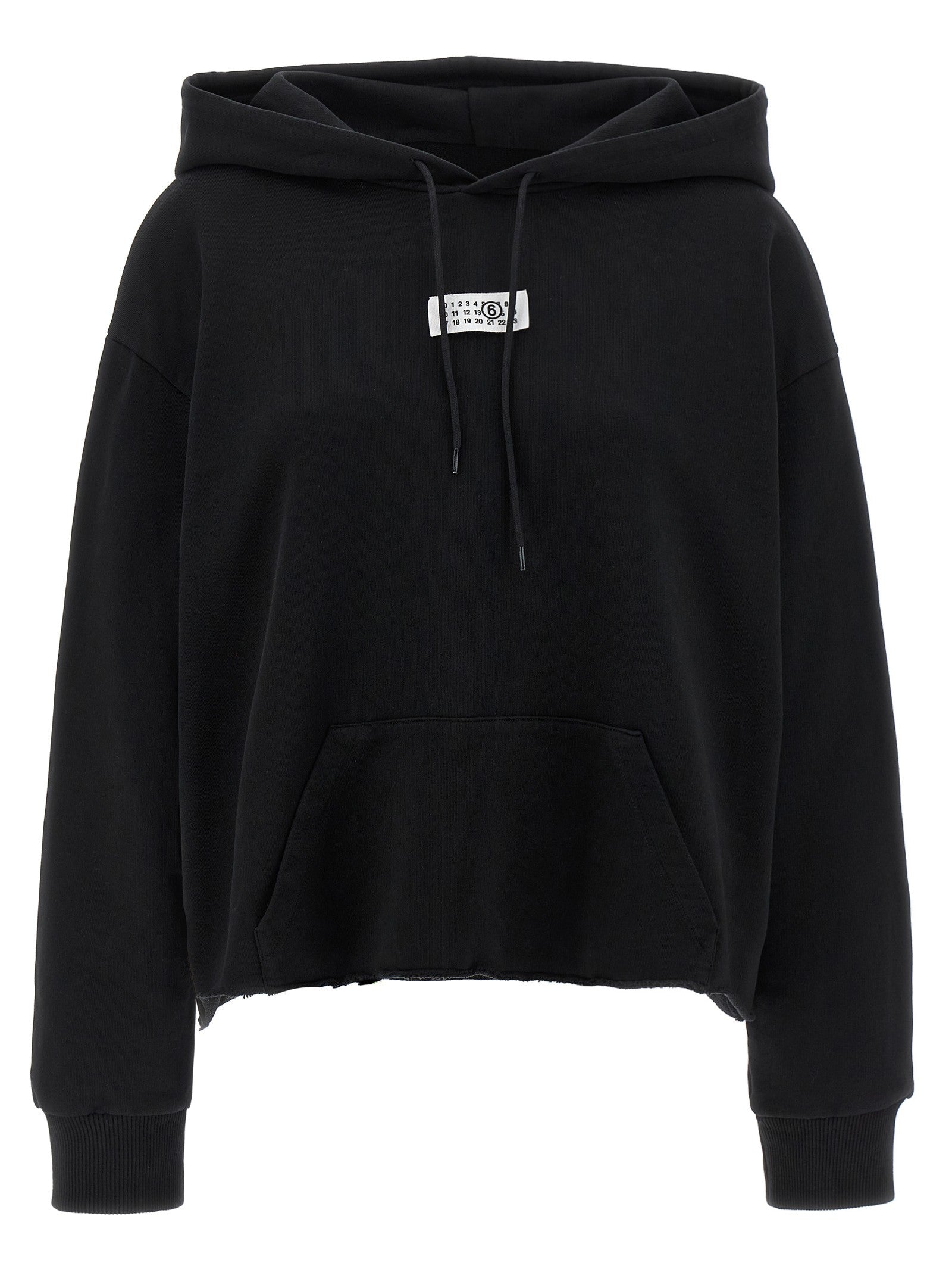 MM6 Maison Margiela Numeric Signature MM6 Hoodie Black
