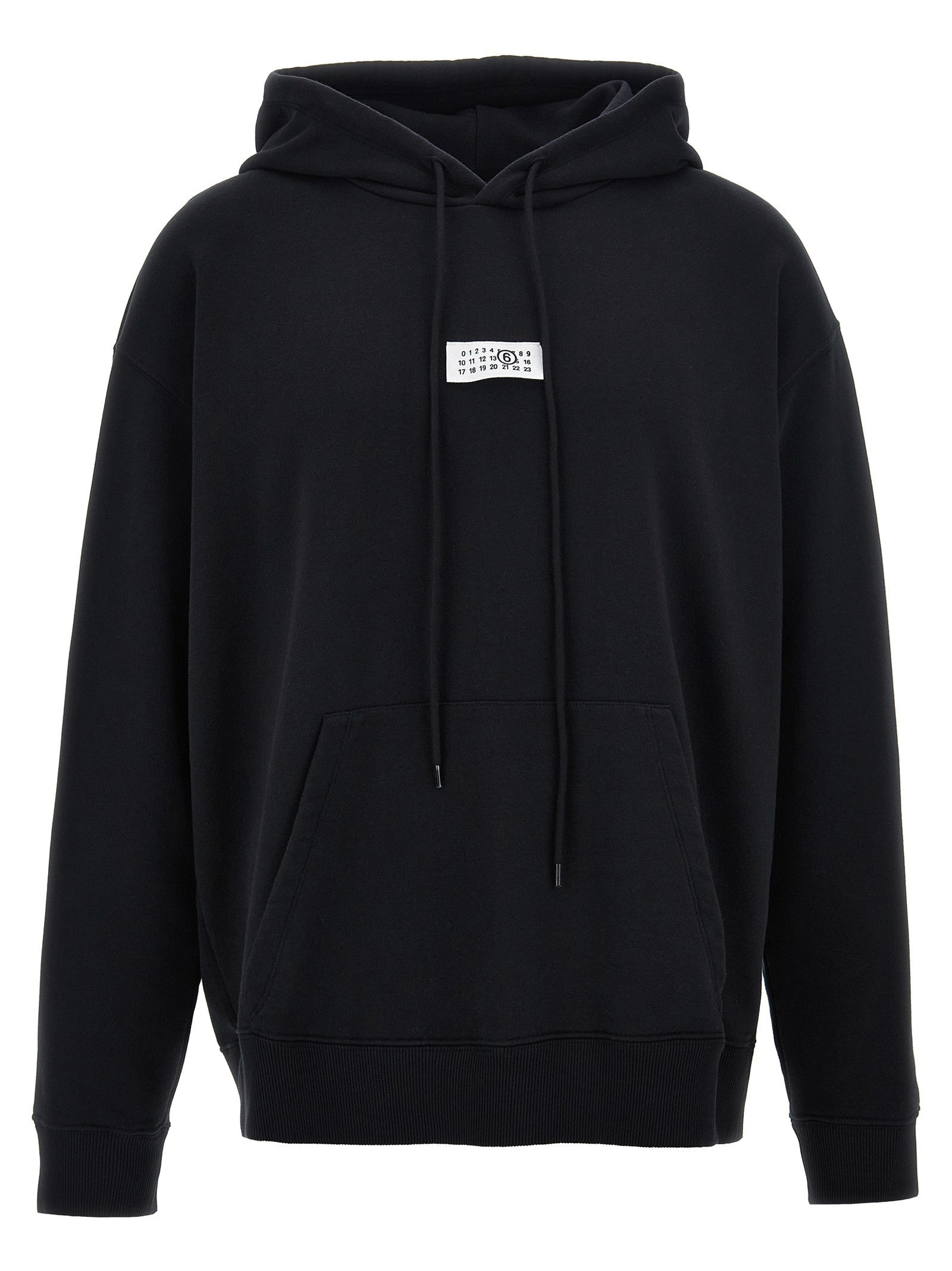 MM6 Maison Margiela Numeric Signature MM6 Hoodie Black