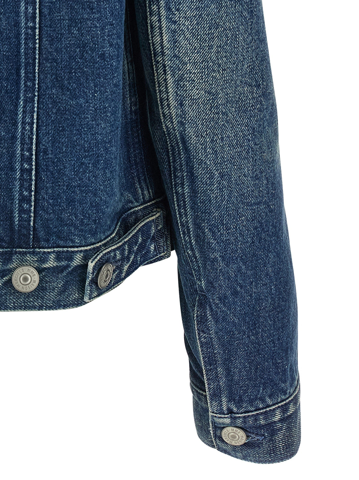 MM6 Maison Margiela Numeric Signature MM6 Jacket Blue, view 4