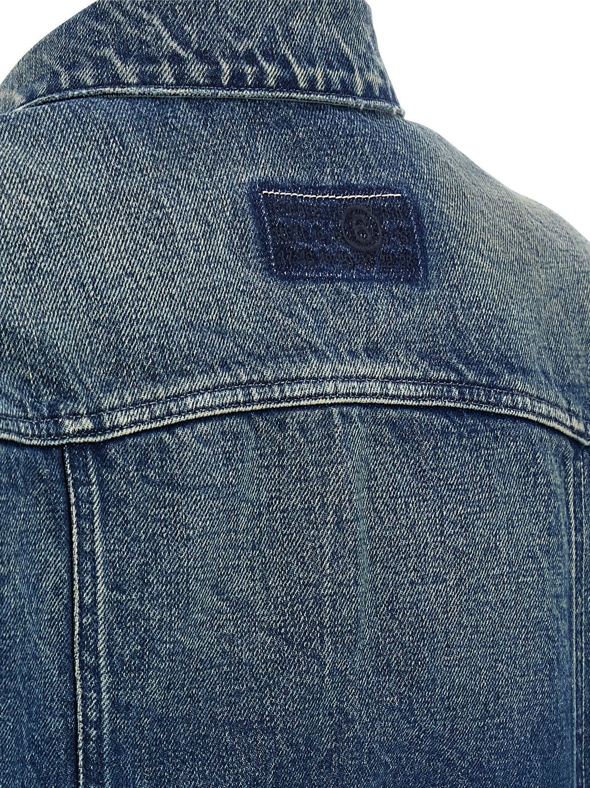 MM6 Maison Margiela Numeric Signature MM6 Jacket Blue, view 5