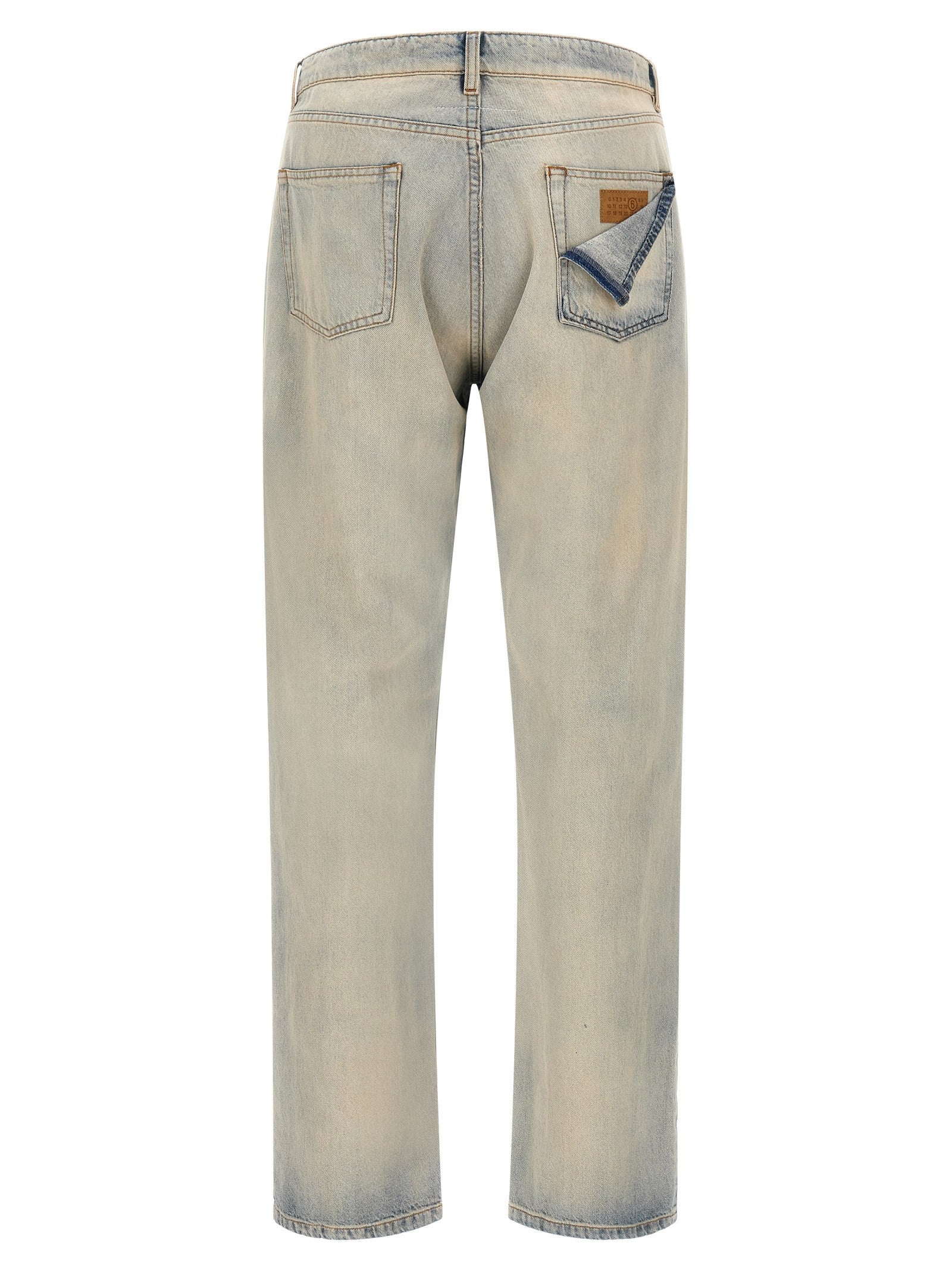 MM6 Maison Margiela Numeric Signature MM6 Jeans Blue