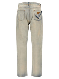 MM6 Maison Margiela Numeric Signature MM6 Jeans Blue