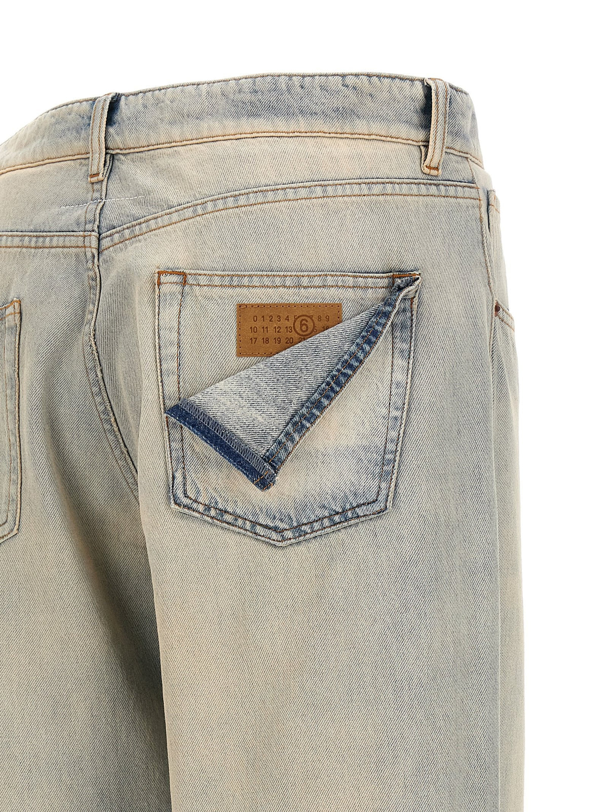 MM6 Maison Margiela Numeric Signature MM6 Jeans Blue