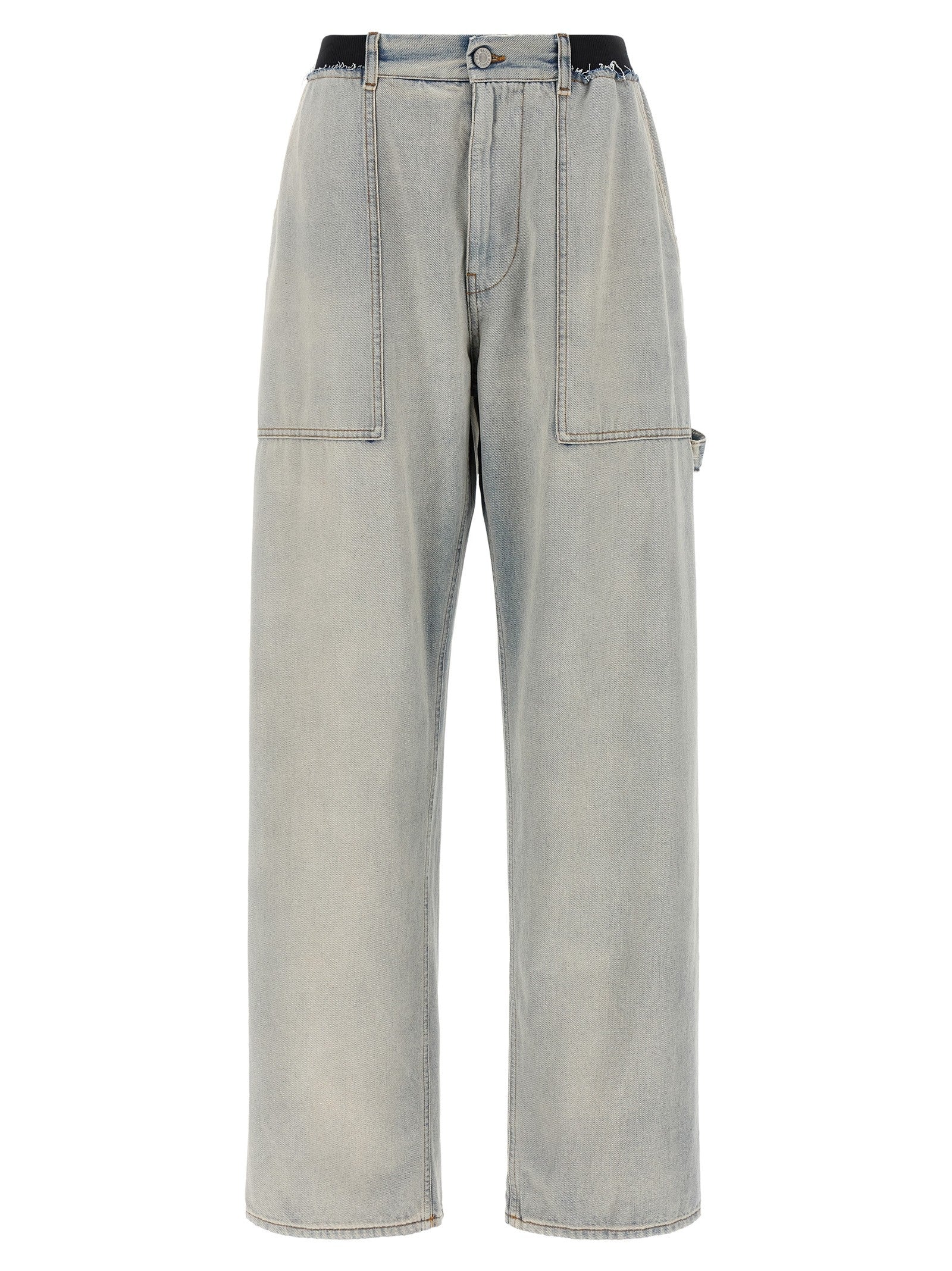 MM6 Maison Margiela Numeric Signature MM6 Jeans Blue