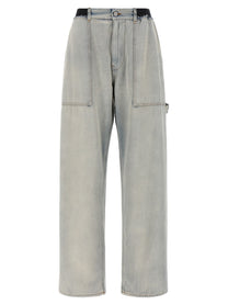 MM6 Maison Margiela Numeric Signature MM6 Jeans Blue