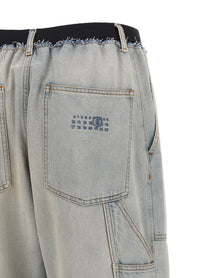 MM6 Maison Margiela Numeric Signature MM6 Jeans Blue