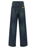 MM6 Maison Margiela Numeric Signature MM6 Jeans Blue, view 2