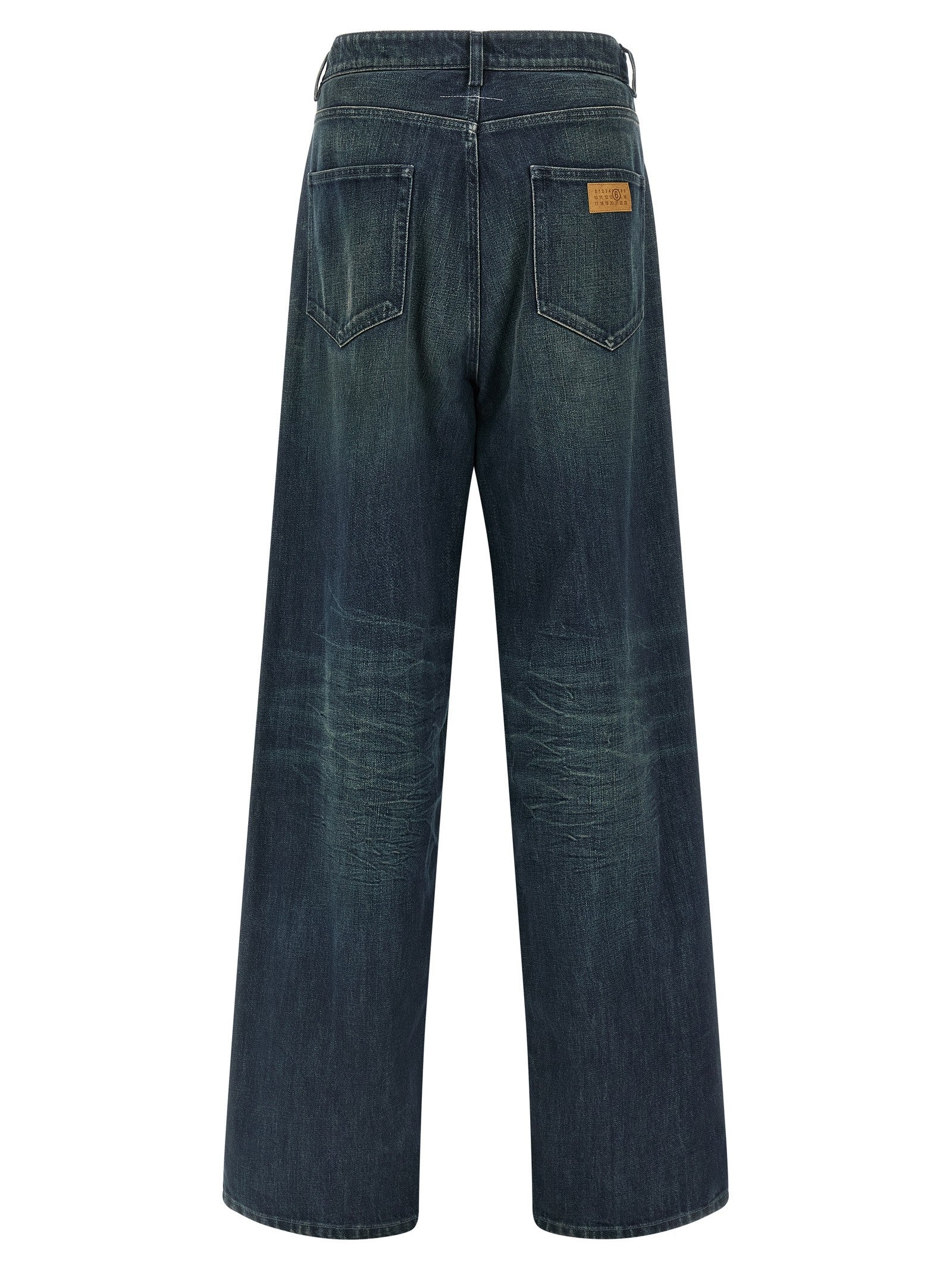 MM6 Maison Margiela Numeric Signature MM6 Jeans Blue