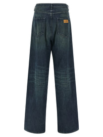 MM6 Maison Margiela Numeric Signature MM6 Jeans Blue