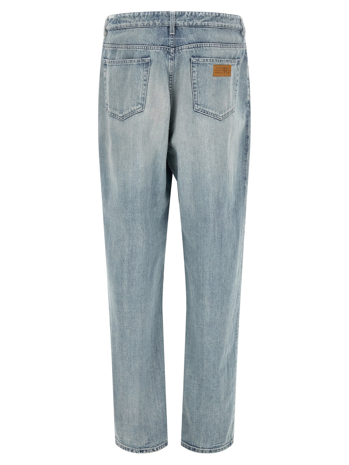 MM6 Maison Margiela Numeric Signature MM6 Jeans Blue, view 2