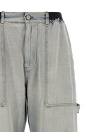 MM6 Maison Margiela Numeric Signature MM6 Jeans Blue, view 3