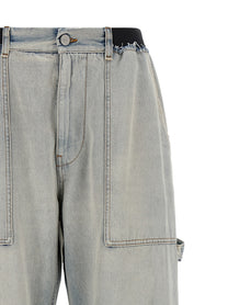 MM6 Maison Margiela Numeric Signature MM6 Jeans Blue