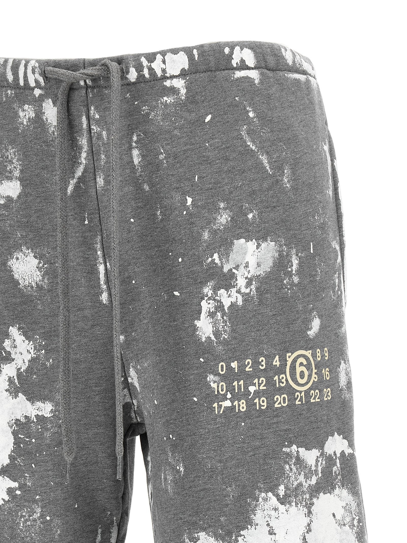MM6 Maison Margiela Numeric Signature MM6 Joggers Grey