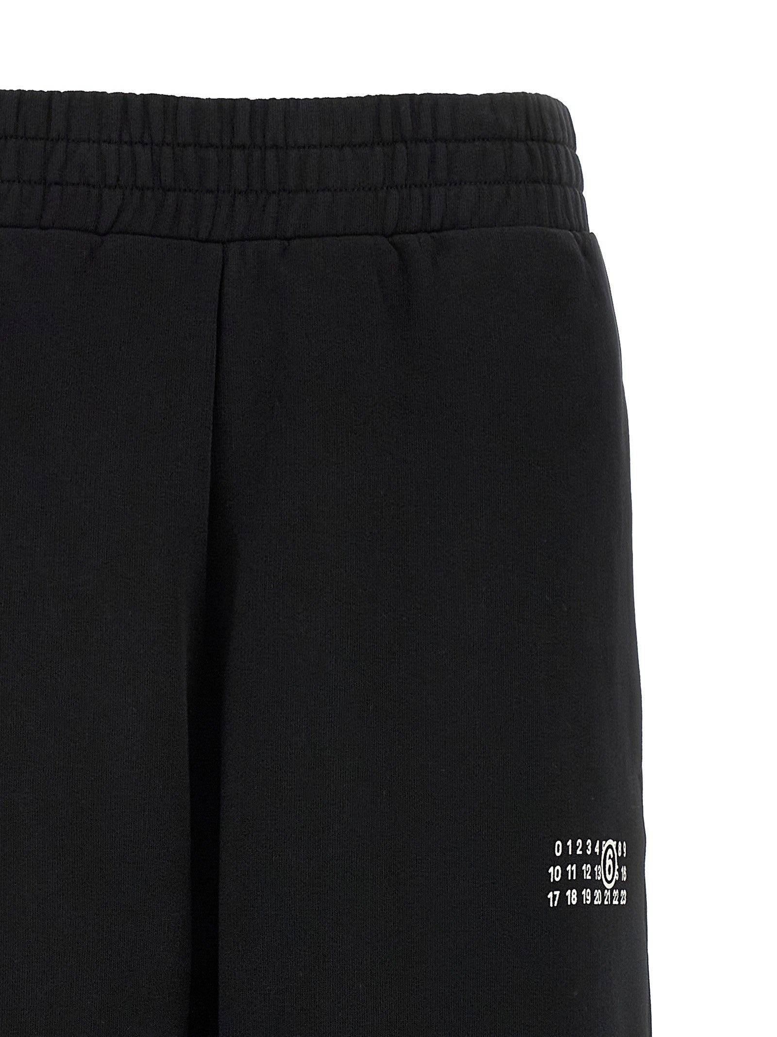 MM6 Maison Margiela Numeric Signature MM6 Joggers Black