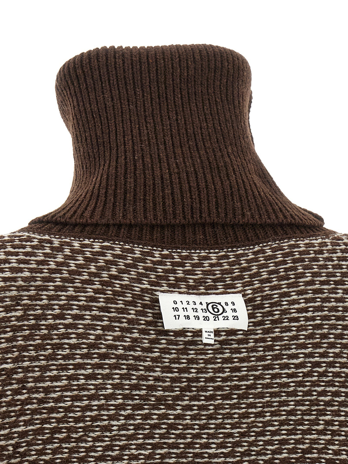 MM6 Maison Margiela Numeric Signature MM6 Reversible Dress Brown, view 6