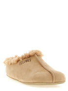 MM6 Maison Margiela Numeric Signature MM6 Sabots Beige, view 2