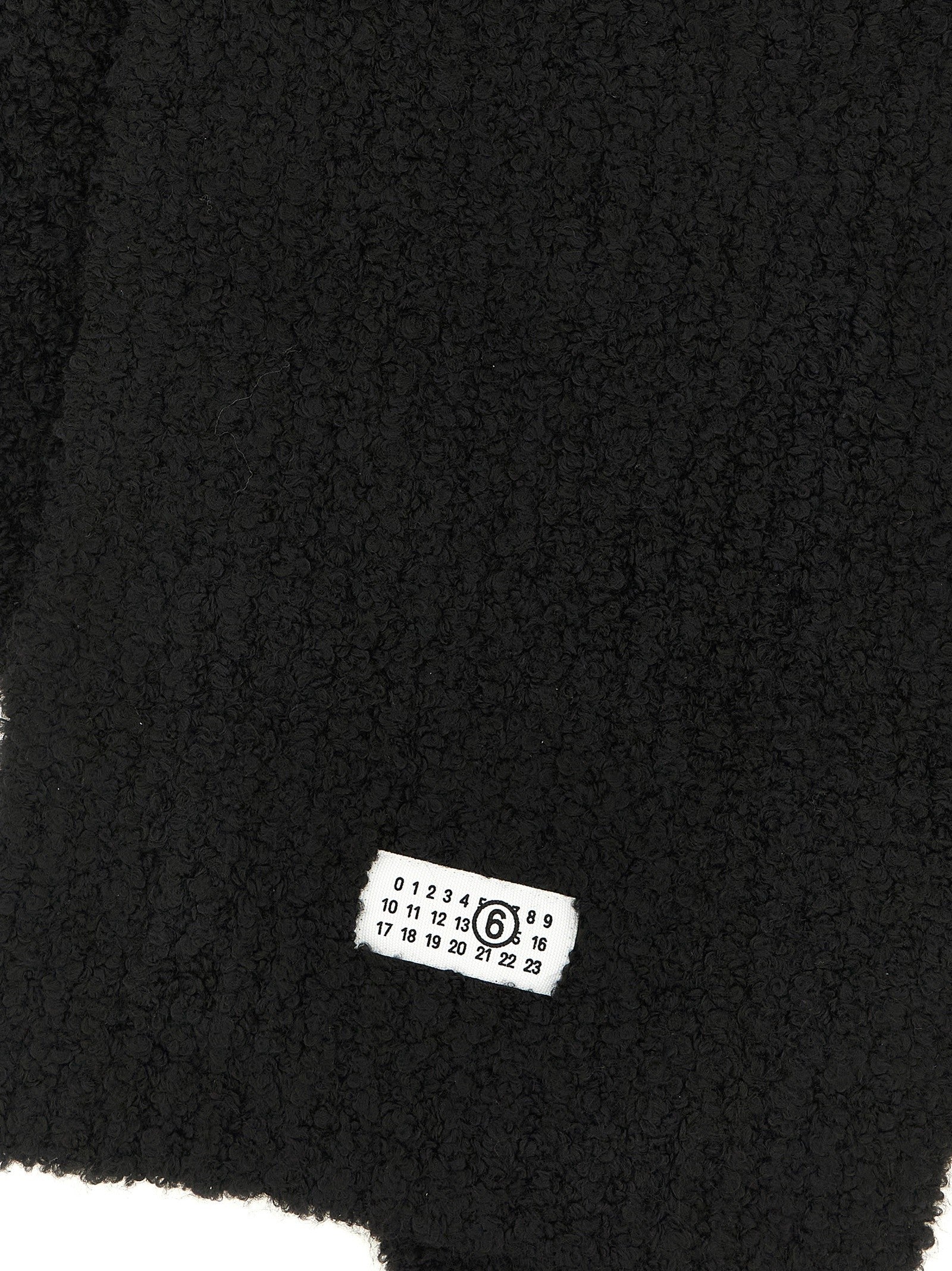 MM6 Maison Margiela Numeric Signature MM6 Scarf Black