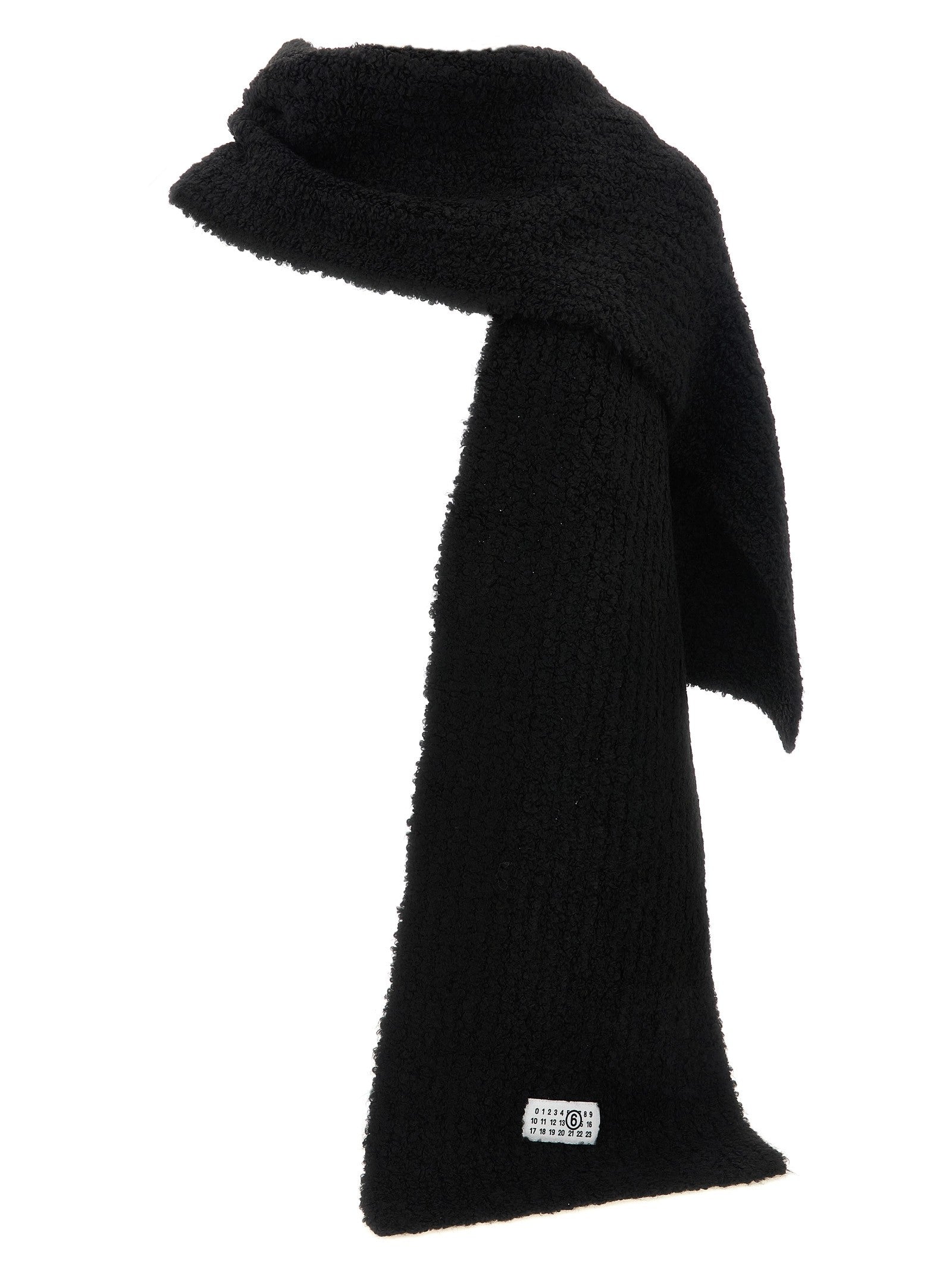 MM6 Maison Margiela Numeric Signature MM6 Scarf Black
