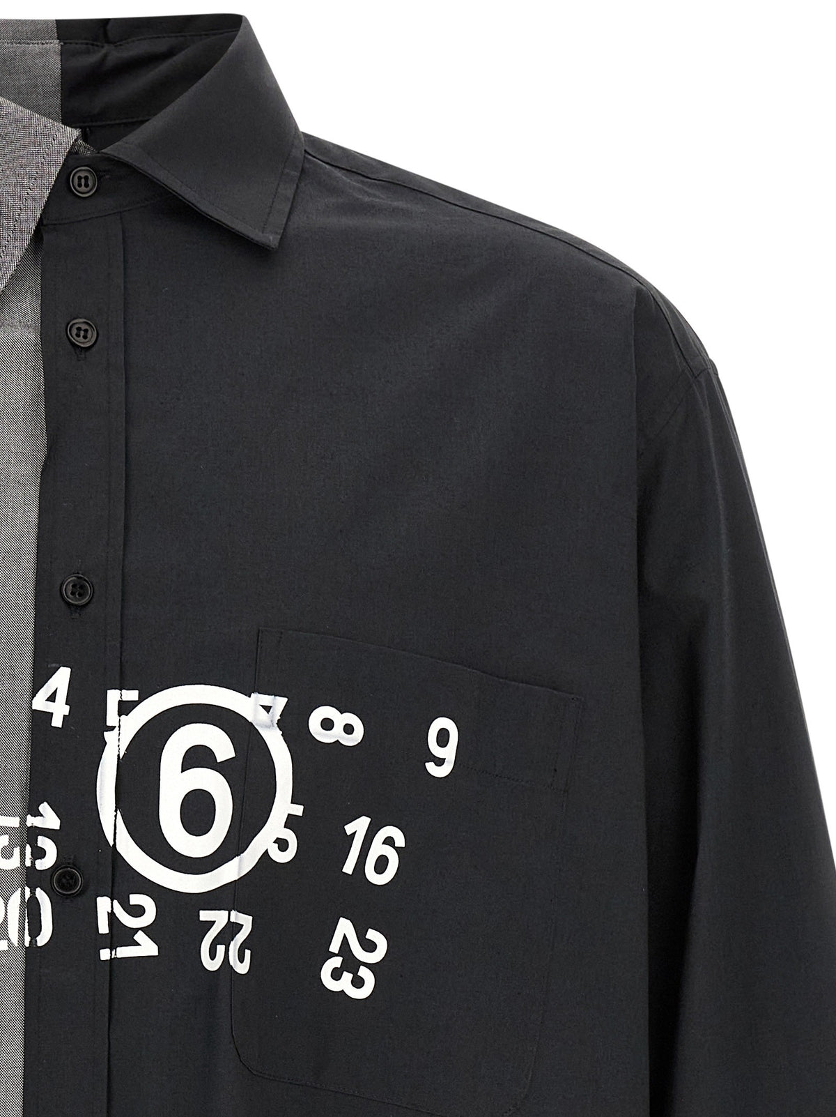 MM6 Maison Margiela Numeric Signature MM6 Shirt Gold, view 3
