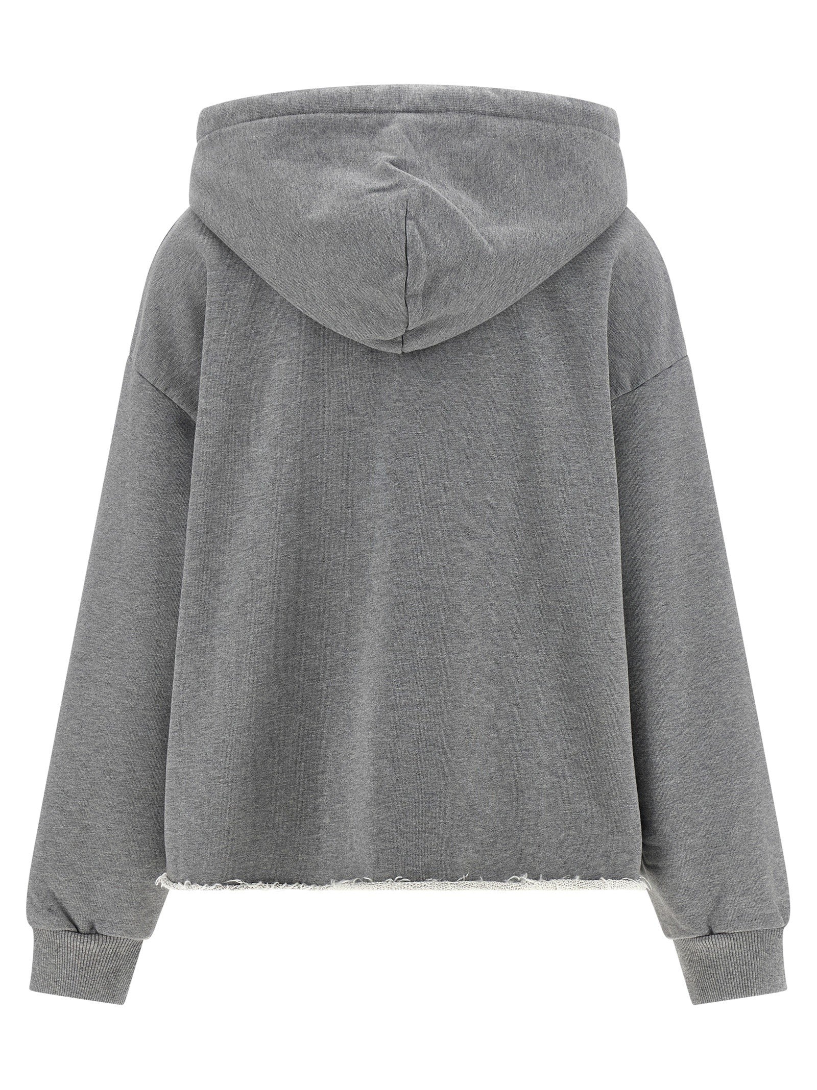 MM6 Maison Margiela Numeric Signature MM6 Spray Hoodie Grey