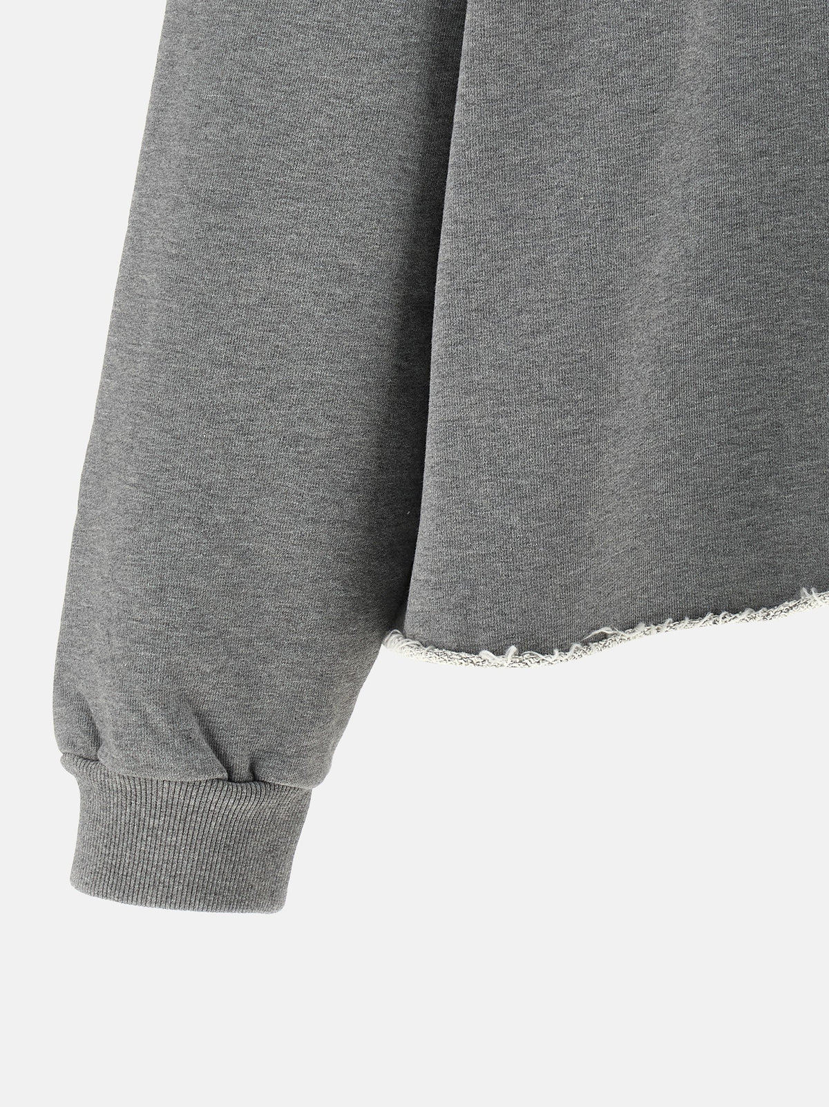 MM6 Maison Margiela Numeric Signature MM6 Spray Hoodie Grey