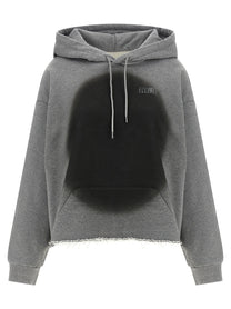 MM6 Maison Margiela Numeric Signature MM6 Spray Hoodie Grey