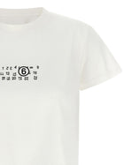 MM6 Maison Margiela Numeric Signature MM6 Upside Down Shirt White, view 3