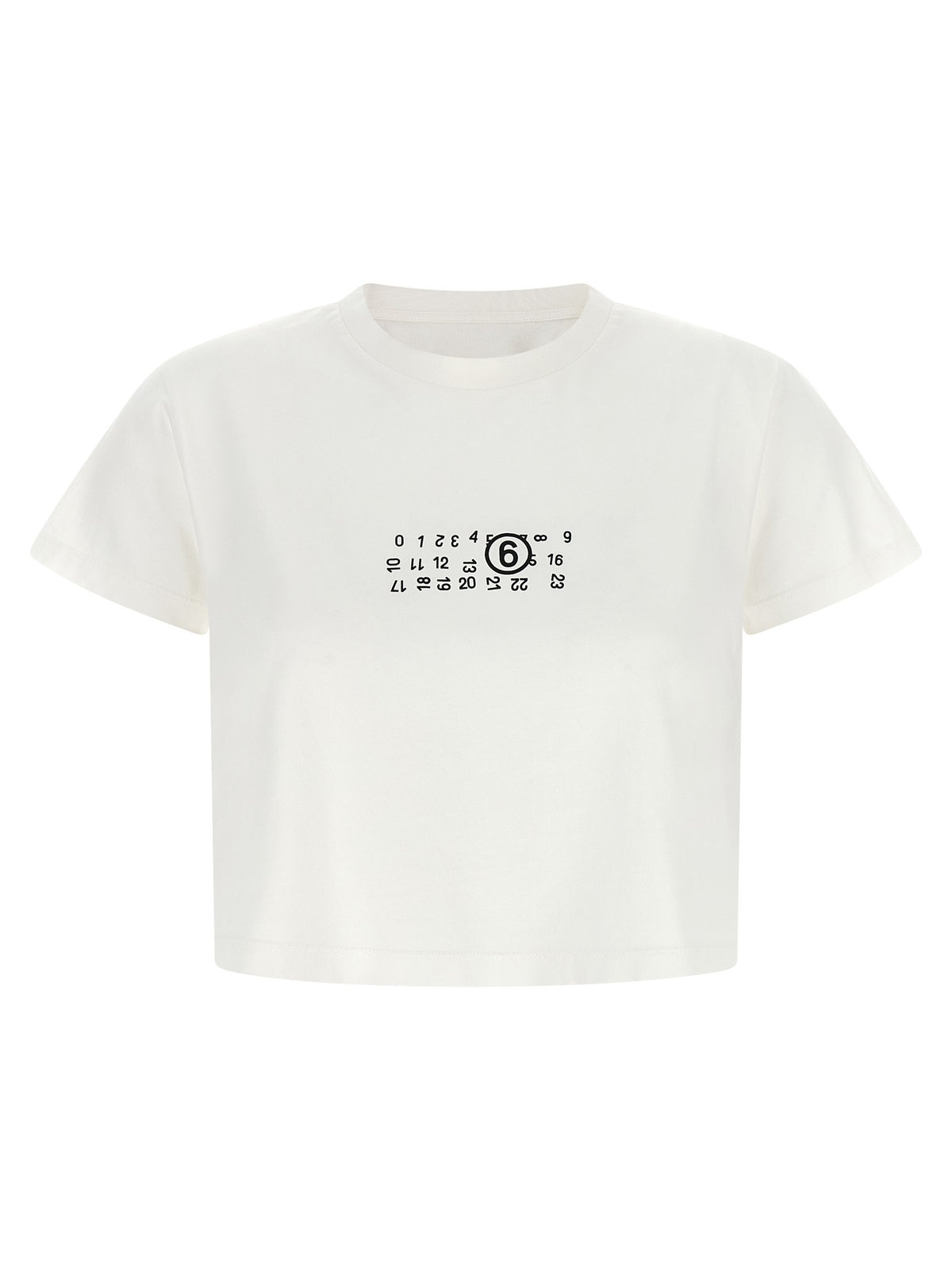 MM6 Maison Margiela Numeric Signature MM6 Upside Down Shirt White