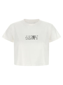 MM6 Maison Margiela Numeric Signature MM6 Upside Down Shirt White