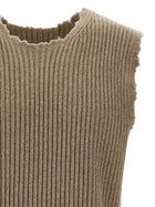 MM6 Maison Margiela Numeric Signature MM6 Vest Beige, view 3