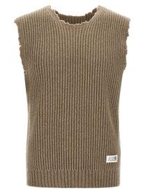 MM6 Maison Margiela Numeric Signature MM6 Vest Beige