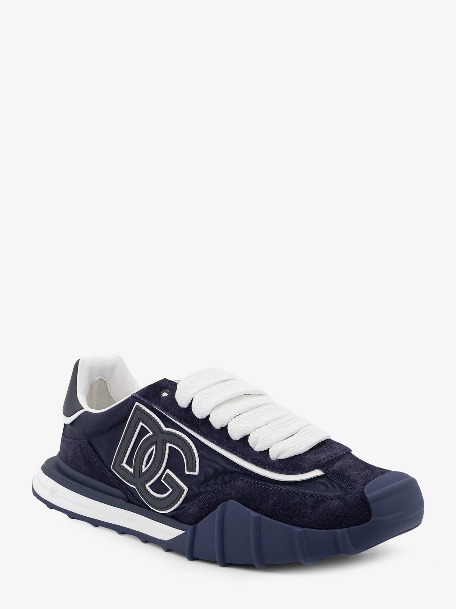 Dolce &amp; Gabbana Men's NY Nylon and Suede Sneakers White
