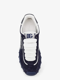Dolce &amp; Gabbana Men's NY Nylon and Suede Sneakers White