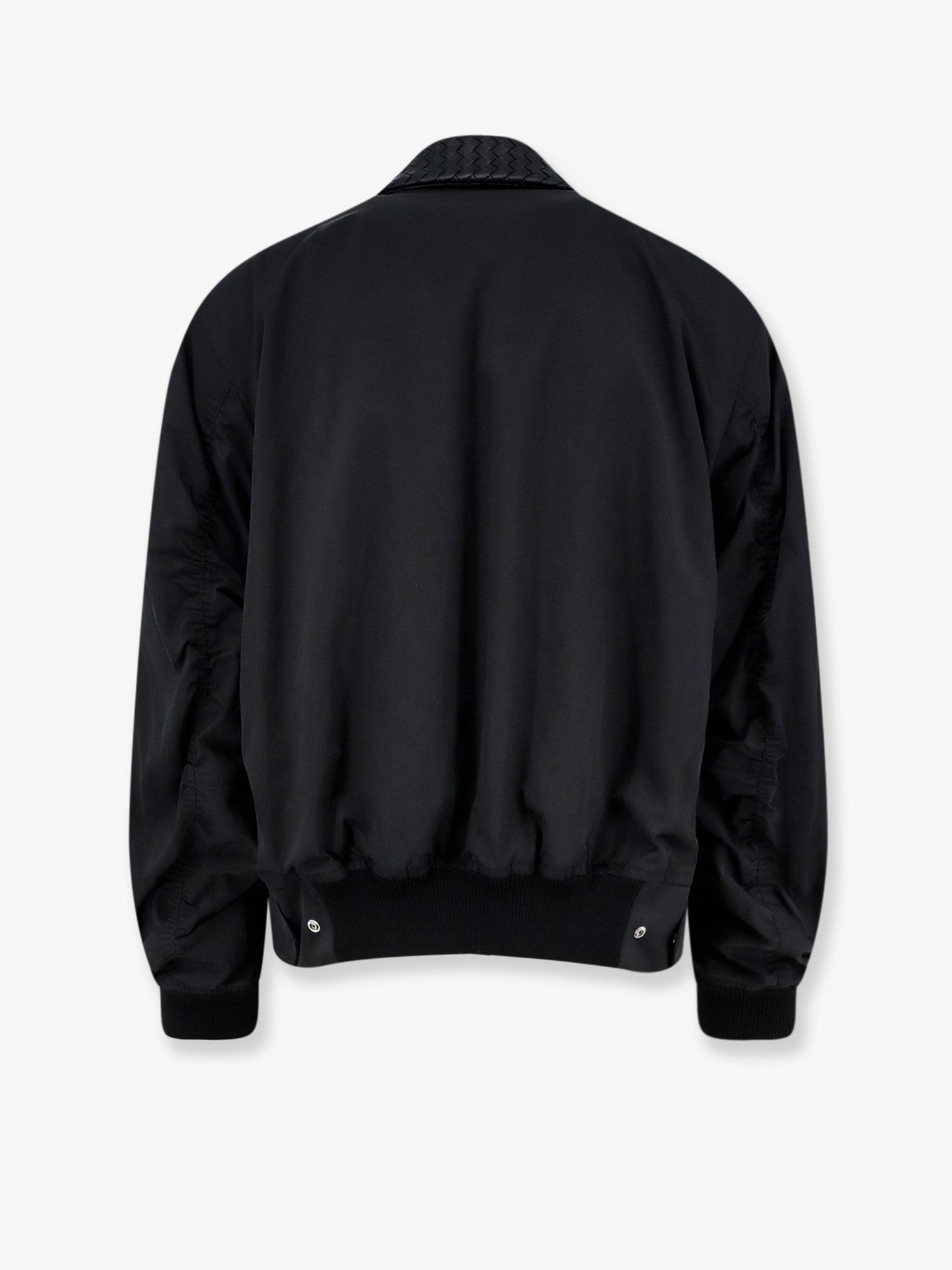 Bottega Veneta Men's Nylon and Cotton Jacket Black