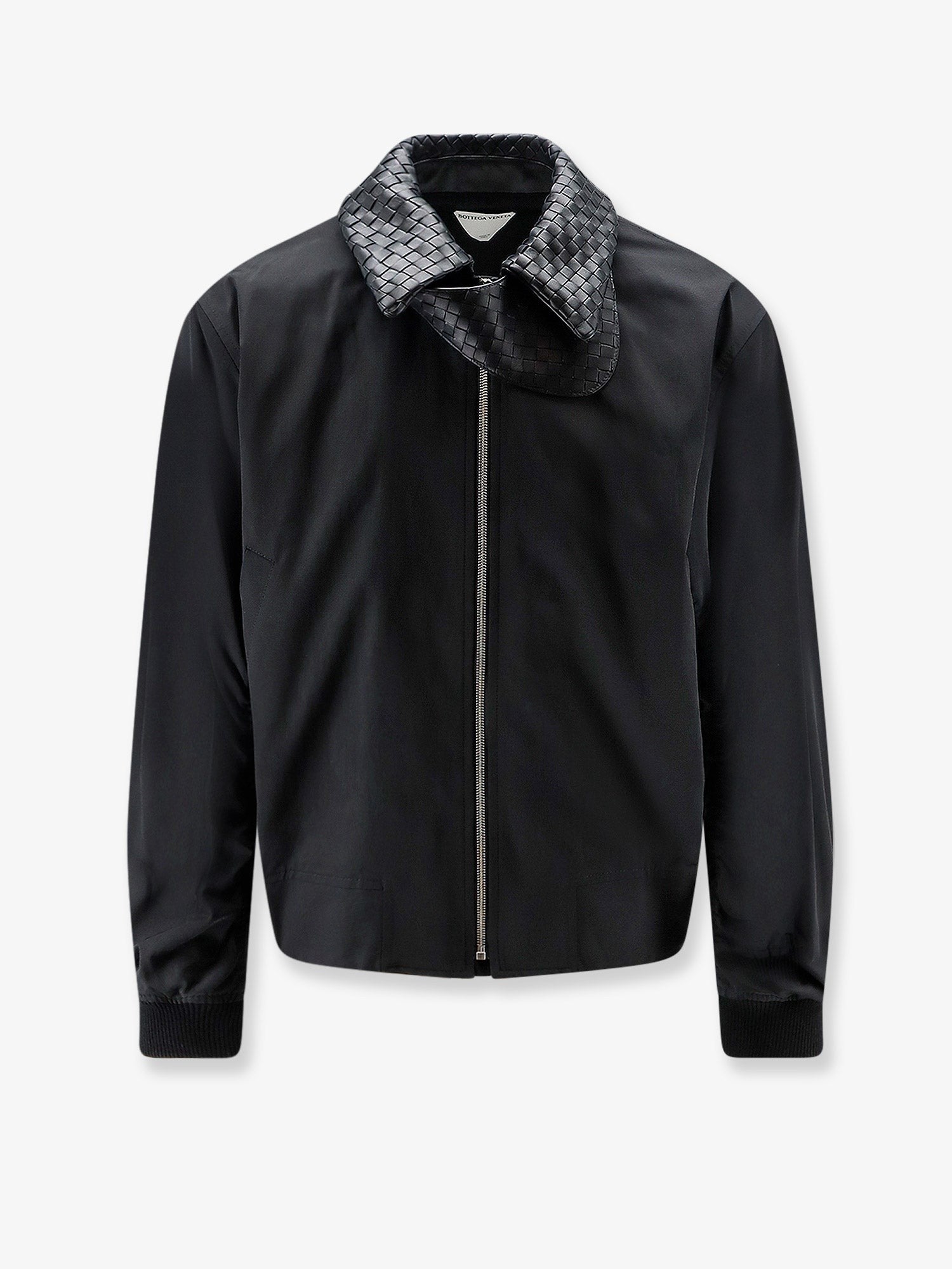 Bottega Veneta Men's Nylon and Cotton Jacket Black